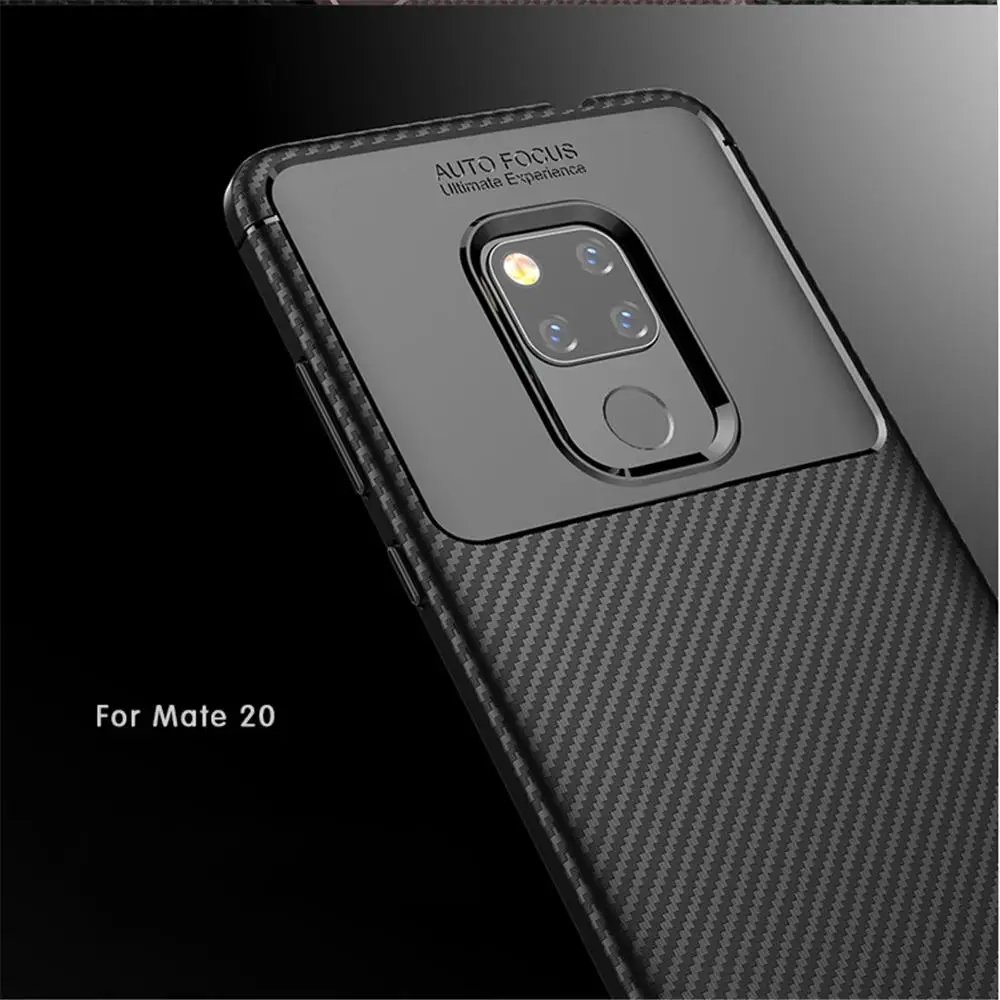 Роскошный чехол для телефона из углеродного волокна huawei mate 30 20 10 pro honor 8X 9X 9i 10i 20i V30