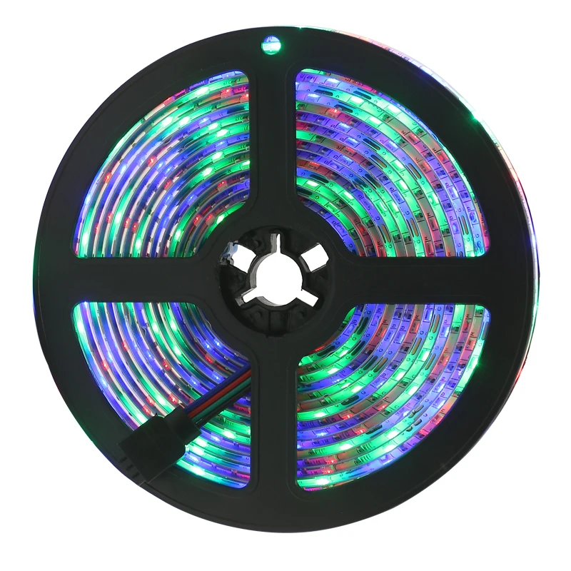Светодиодная лента 12 В декоративная SMD2835 RGB5050 светодиодная полоса 30 светодиодный