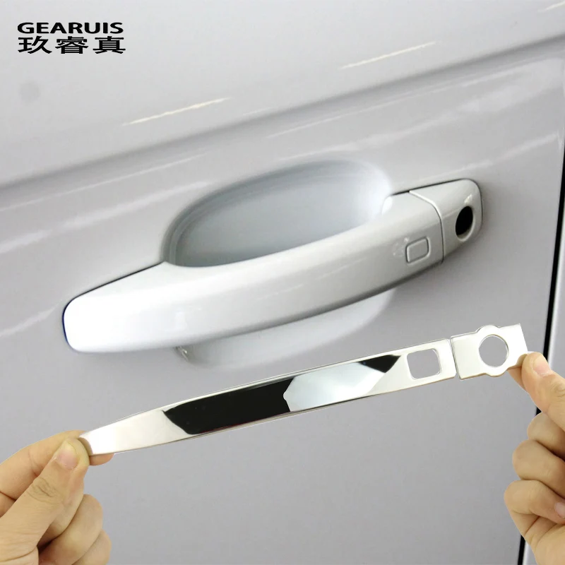 

Стайлинг автомобиля для Audi A4 B8 Q5, ручки двери, наружные декоративные Чехлы, наклейки, отделка, автомобильные аксессуары из нержавеющей стали