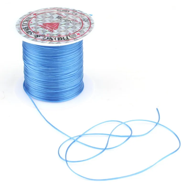 Эластичная веревка для бисероплетения 1 рулон 0 8 мм 10 м | Украшения и аксессуары