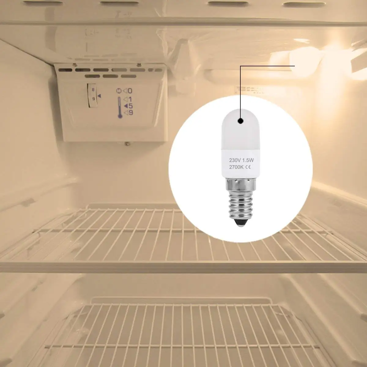 4 шт./упаковка миниатюрные светодиодные лампы с цоколем E14 1 5 Вт 2700 лм|Светодиодные