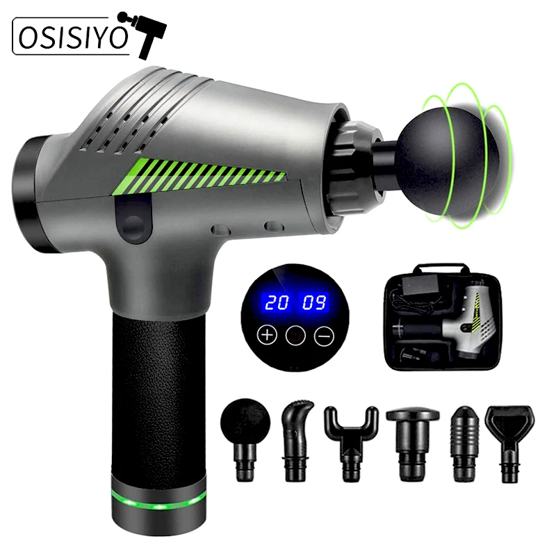 Осисийо массажный пистолет Fascia массажер для тела мышечный расслабляющий