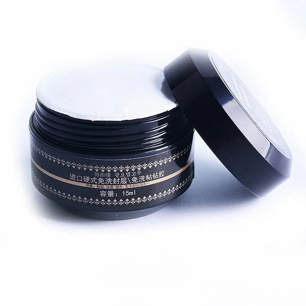 HobbyLane 15 мл быстросохнущий клей для ногтей съемный не стирается основа герметик