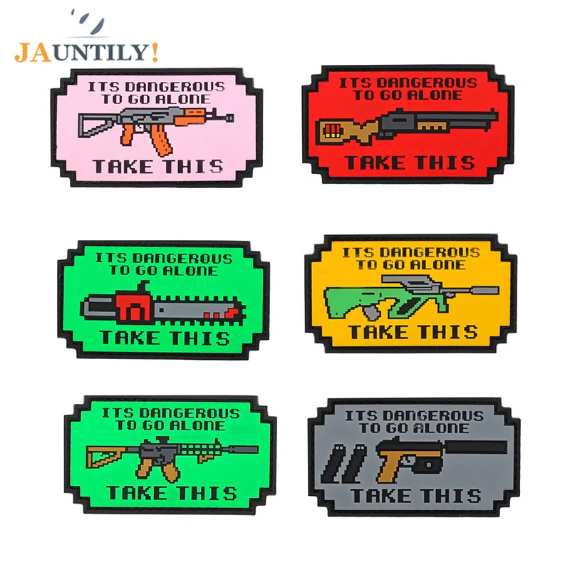 JAUNTILY пвх ретро видео игра это опасно чтобы пойти один взять оружие пушки ракетной