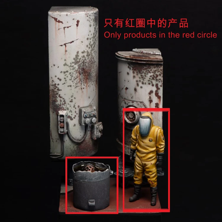 1/35 токсикатор модель солдата из смолы фигурка GK разобранный и Неокрашенный