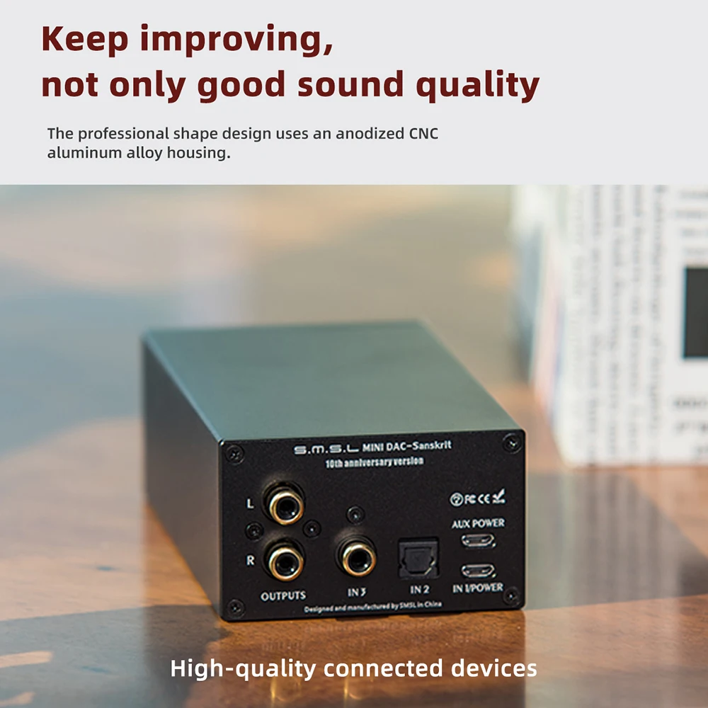 SMSL Sanskrit 10th MKII HiFi Digital Audio усилитель конвертера USB AK4493 XMOS оптический Spdif