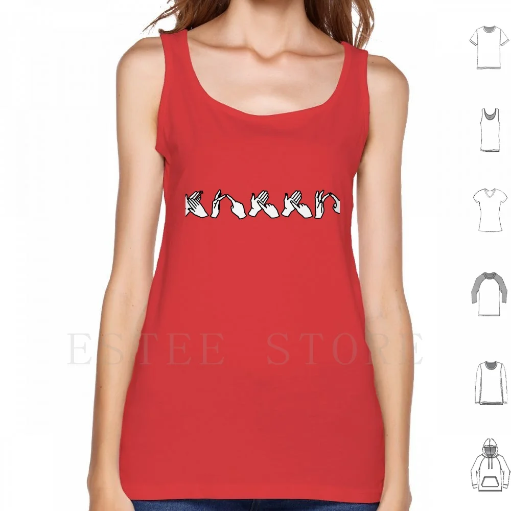 

Майка Hello Bsl / Auslan хлопковая, жилет для глухих людей, английский язык, имя отпечатка пальца, правописание