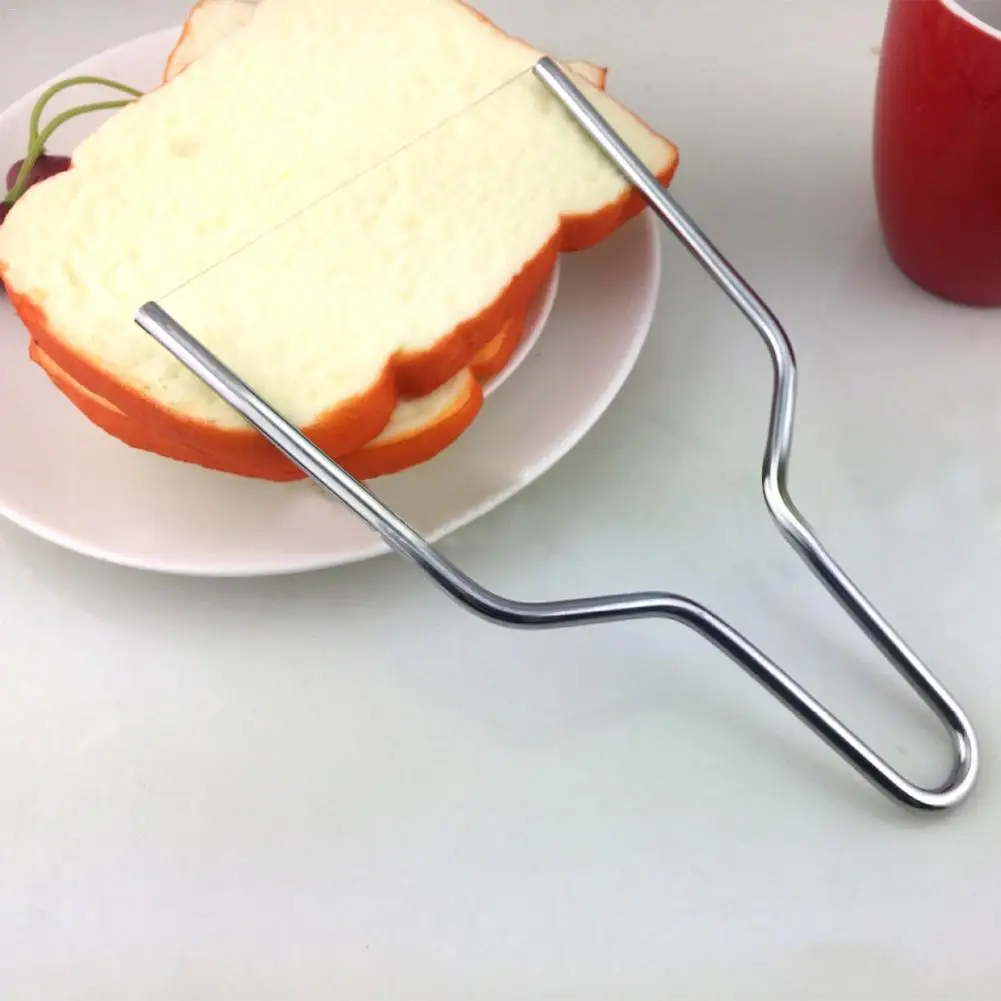 Stainless Steel Cheese Slicer Butter Tool Cutting Board Wire Cutter DIY Baking Knife Cake Slices |