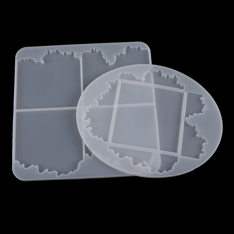 

Resin Coaster Mold-Irregular Silicone Coaster Mold For Making -Thick Resin Coaster Mold For Resin And Polymer Clay