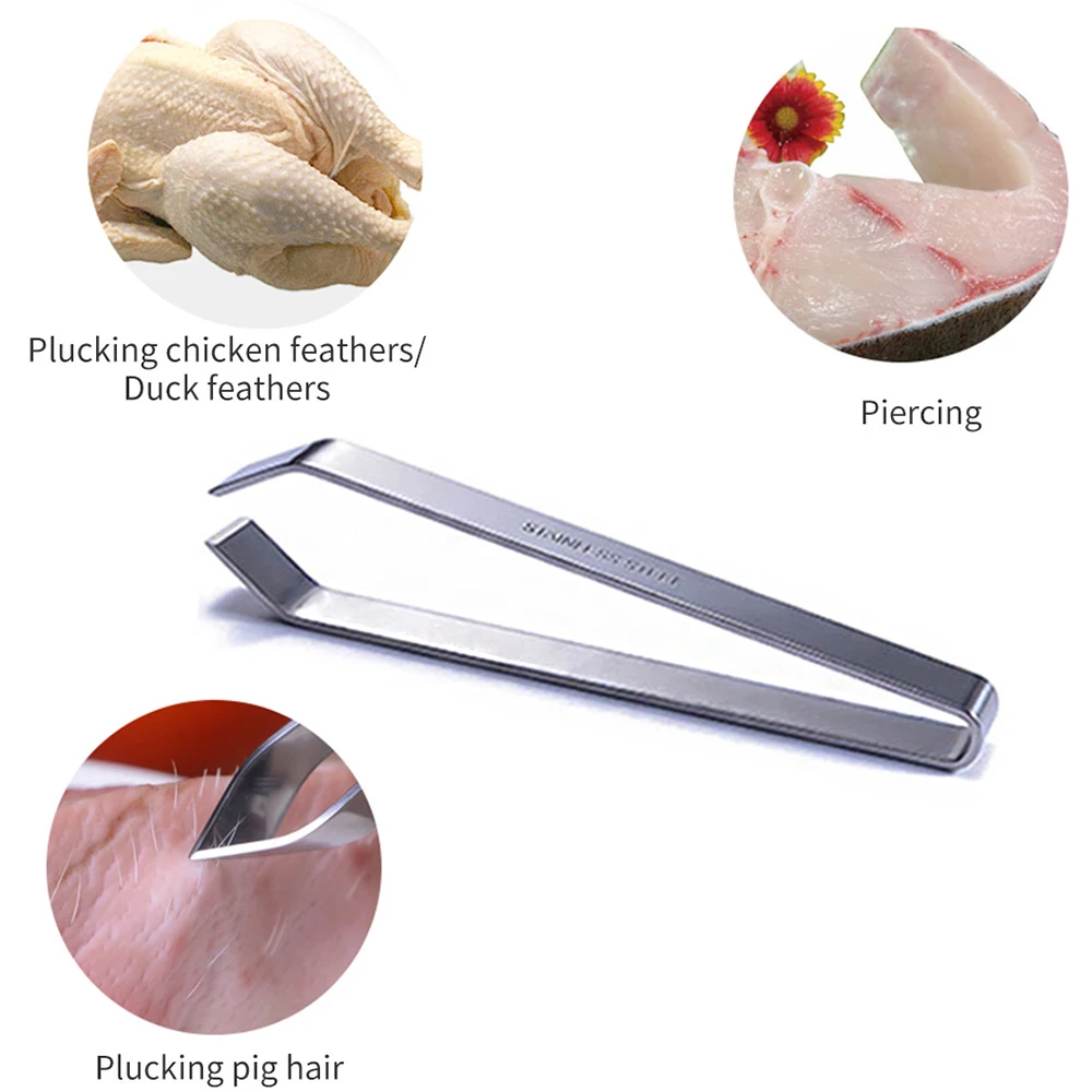 Нержавеющая сталь щипцы для удаления рыбных костей жидкость снятия плоскогубцы