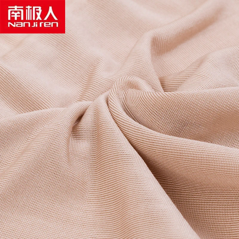

NANJIREN Women Underwear Lingerie Pants Seamless Breathable Silk Mid-Rise Solid Color Comfortable Home Boyshort