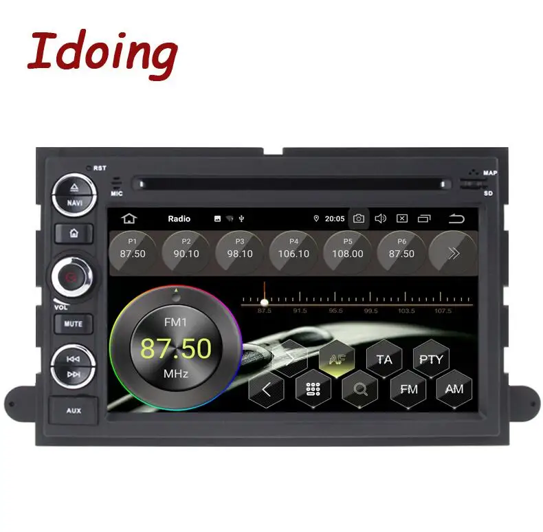 Standard Idoing " 2Din Andriod 9,0 автомобильный Радио DVD мультимедийный плеер для Ford Fusion Explorer Edge 2004-2009 4G+ 64G 8 Core gps навигация - Цвет: Standard