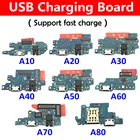 Док-станция разъем USB зарядное устройство порт зарядки гибкий кабель для Samsung A40 A10 A20 A30 A50 A60 A70 A80 A01 Core A11 A21s A10s A20s A30s