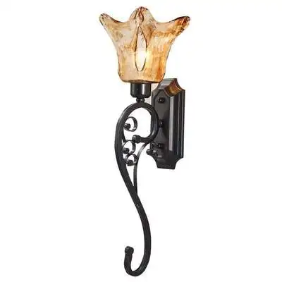 

Настенный ретро-светильник в деревенском стиле, классический прикроватный светильник для спальни, отеля, лестницы, коридора, комнатные лам...