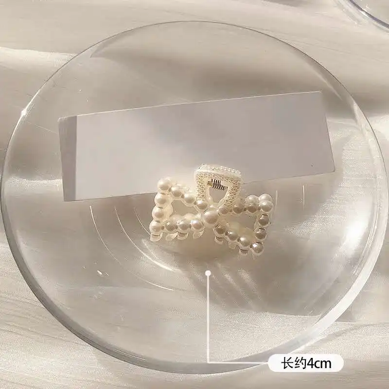 Горячая маленькая жемчужная заколка для волос головы на спине Корейская Новая