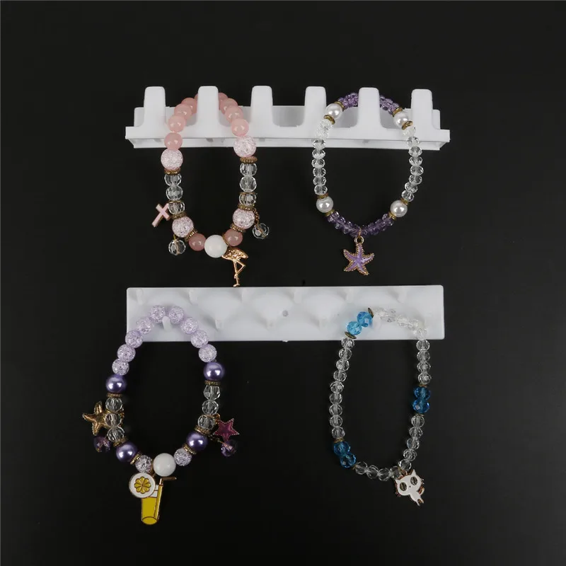 

9Pcs/set Adhesive Jewelry Hooks Wall Mount Storage Holder Organizer Display Stand Ring Earring Hook Holder Stand
