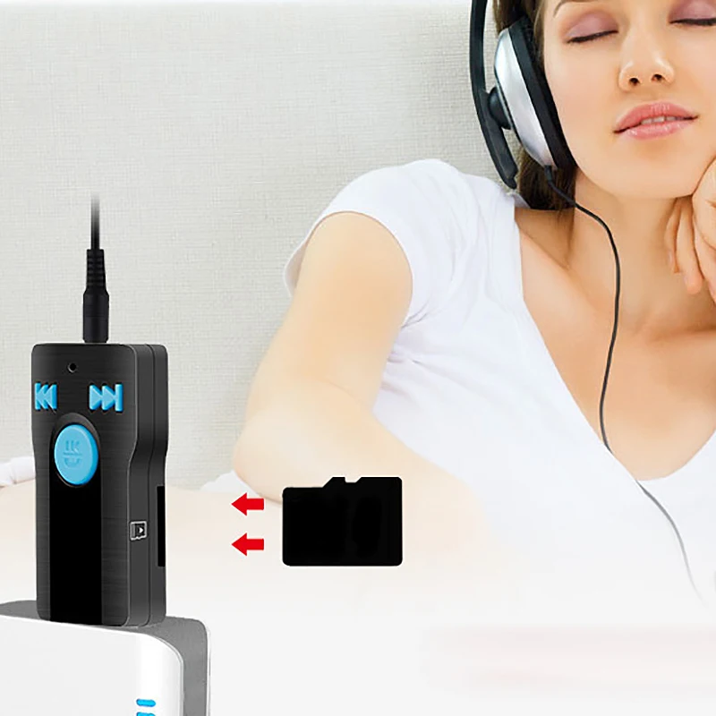 

Bluetooth o Receiver Tf Card Reader USB 3.5Aux Card Car Mp3 Bluetooth Hands-Free Calling Adapter