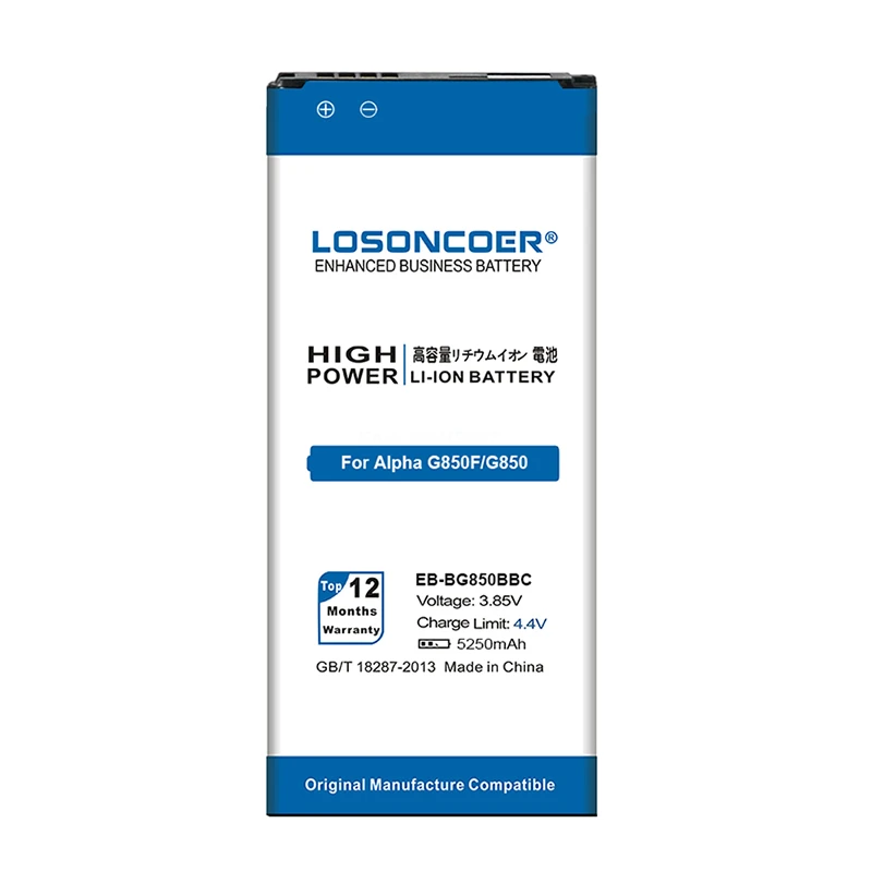 EB-BG850BBE EB-BG850BBC для samsung Galaxy Alpha G850F Батарея G850 G850A G850W G850S G850K G850L G850T G8508S G850M G8508 G850V