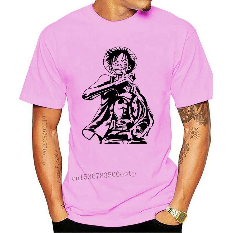 

New Monkey D Luffy T shirt Pirate King One Piece Novelty Tee Japanese Anime Top Mens