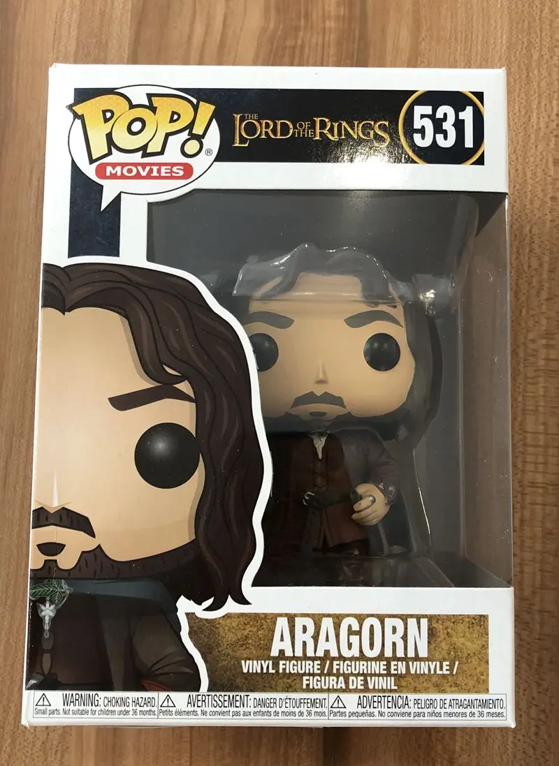 Funko pop официальный Властелин колец-Aragorn Виниловая фигурка Коллекционная модель игрушки с оригинальной коробкой