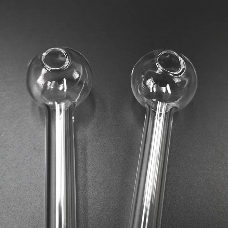 Стеклянные соломинки с пузырьковым шариком портативная прозрачная труба для
