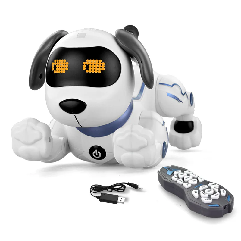 Electronic Pet Remote Control Robot Dog Voice Remote Control Toy Music Children's Remote Control Toy Birthday Gift Programmable