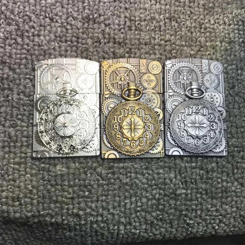 

Personality Steampunk series DIY Metal Badge for Zippo Kerosene Petrol Lighter Handmade Decor Accessory Smoking Gadget Fashion