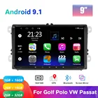9 дюймов 2 Din Android авто радио для VWGolfPOLOPassat B6Skoda автомобильный мультимедийный плеер GPS навигация Стерео Авторадио
