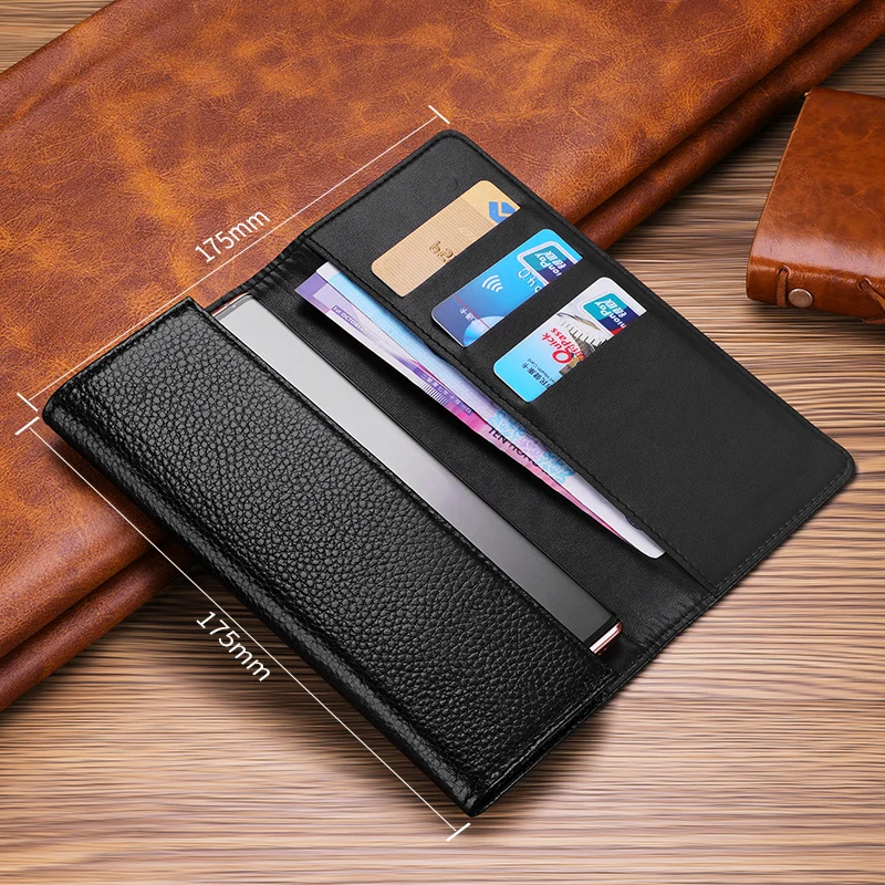 

Genuine Leather Pouch For Iphone 11 12 13 Pro XS Max Case Universal Holster For Iphone XR 6 7 8 Plus SE 2020 Case Wallet Pocket