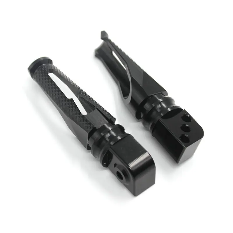 black Для Yamaha MT 03 MT 25 MT 07 MT 09 MT 10 подножки MT03 MT 09 07 Универсальные Задние подножки для ног аксессуары для мотоциклов - Цвет: black