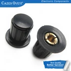 5 шт.лот WXD3-13 черная ручка кнопка крышка подходит для высокого качества WXD3-13-2W повернуть специальную ручку потенциометра