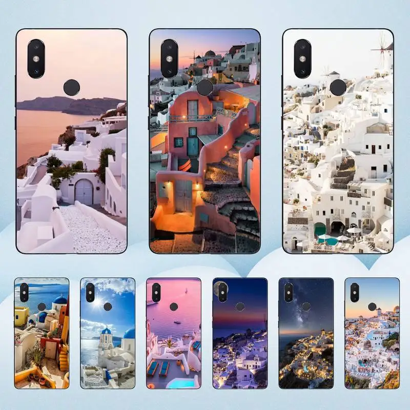 

Santorini Phone Case For Xiaomi Mi 10 5 6 A2 A2lite A1 9 9SE 8Lite 8explorer Pocophone F1 Fundas Cove