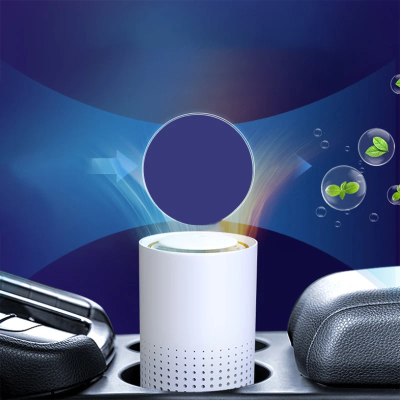 Автомобильный очиститель воздуха Электрический освежитель мини с USB HEPA