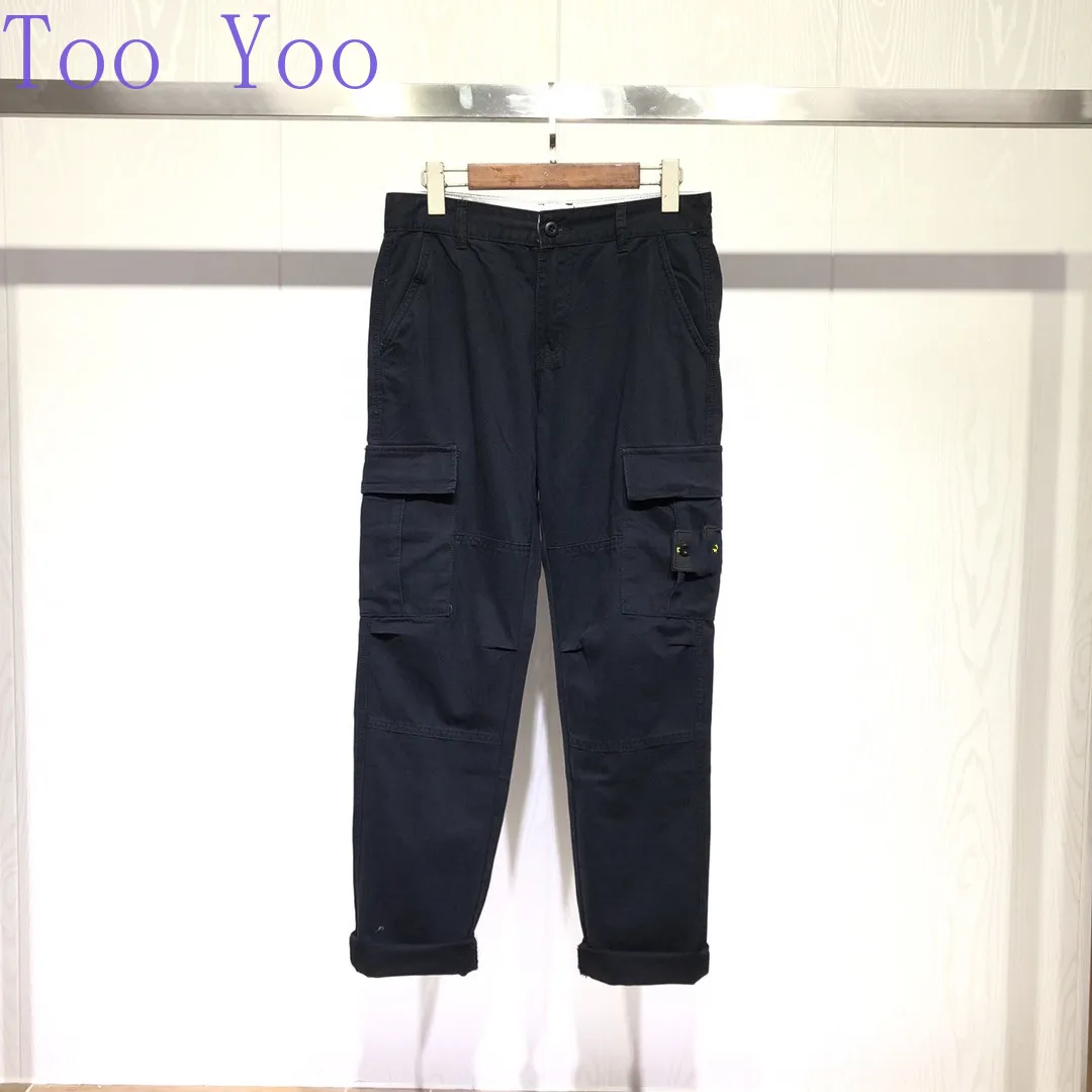 

European and American Fashion Four-Way Island Four-Mouth Bag Four-Way Island Overalls Casual Pants jogging pants men men pants