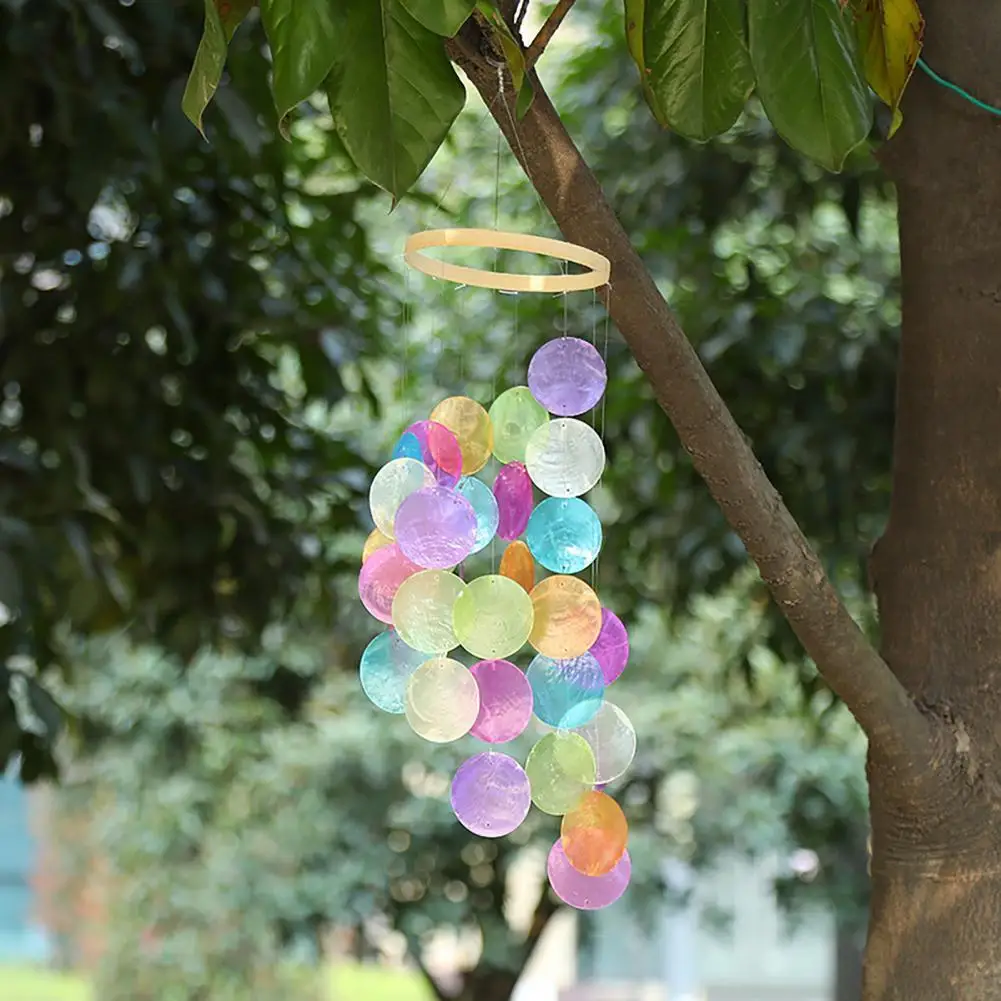 

Wind Bell Wind Chime Decorative Hanging Design Multi-Color Delicate Indoor Hanging Wind Bell for Balcony