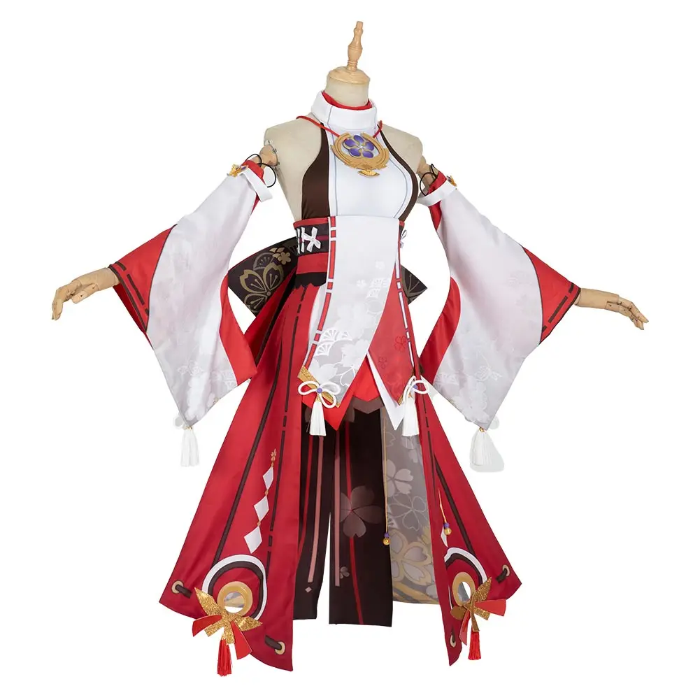 

Genshin Impact Yae Miko Cosplay Costume Outfits Halloween Carnival Suit