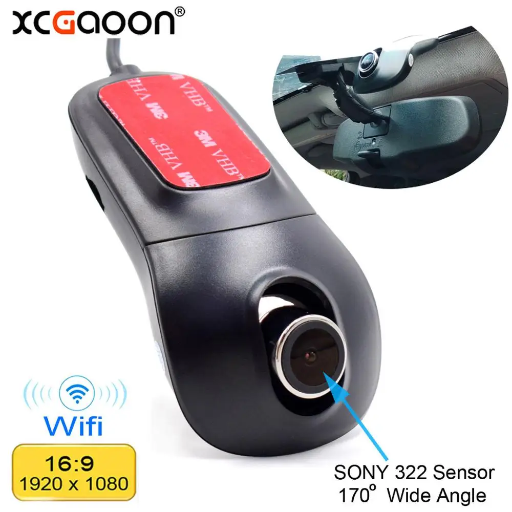 XCGaoon A8 1080P Wifi Автомобильный видеорегистратор регистратор цифровой Dash камера