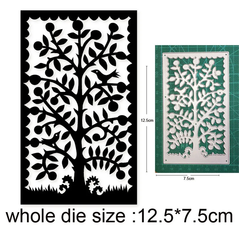 

metal cutting dies cut die mold tree frame decoration Scrapbooking dies paper craft knife mould blade punch stencils dies 2021