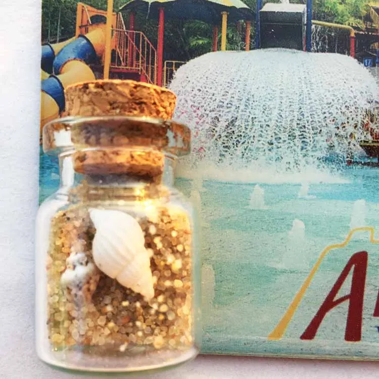 QIQIPP Malaysia Malacca Afamosa Water World Soft Magnetic Floating Bottle Fridge Magnet Creative Tourist Souvenir. |