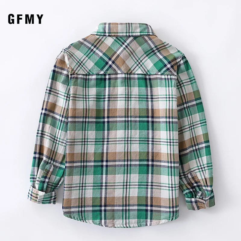 GFMY 2020 новая весенняя 100% мягкая хлопковая Модная рубашка с длинным рукавом в