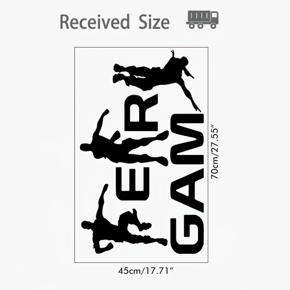 

Hot Word Wall Decals Gamer Wall Sticker Self Adhesive Waterproof Mural Stickers For Kids Playroom Home Bedroom Living Room Decor