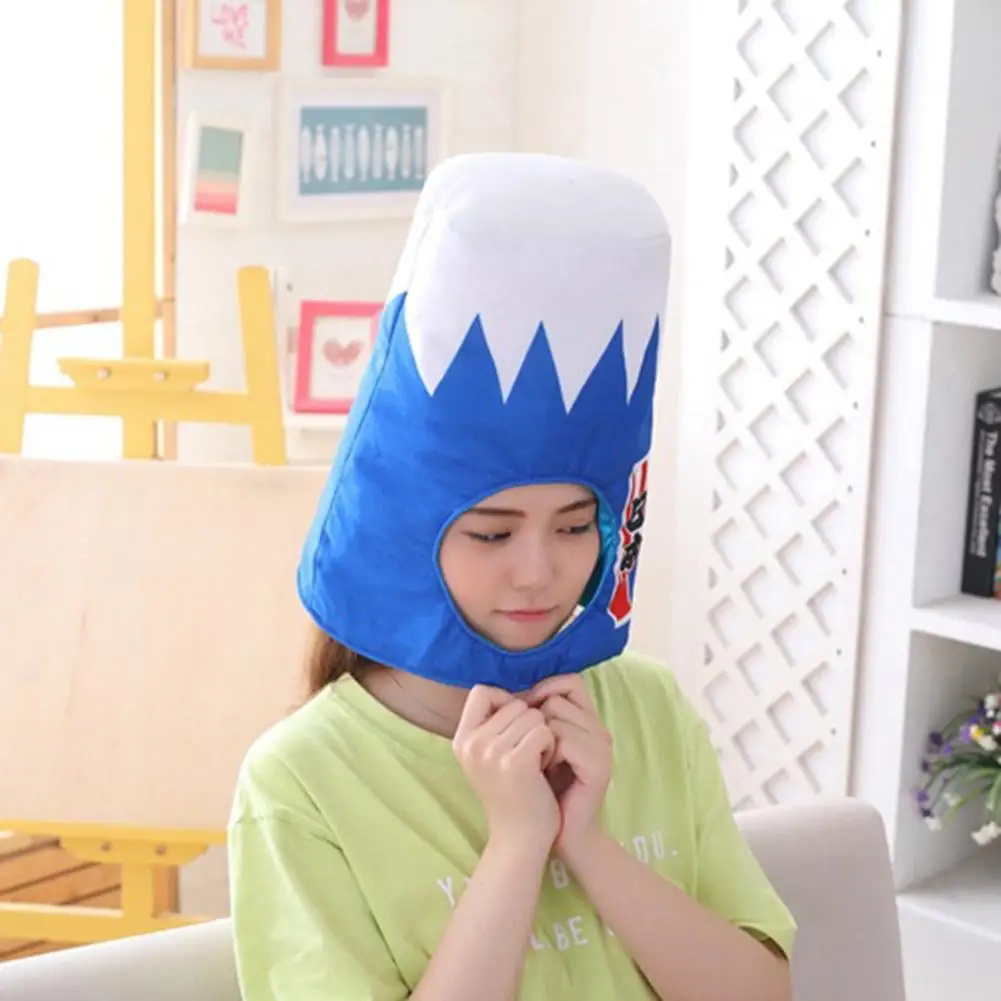 Мягкая милая плюшевая Шапка-бини с рисунком акулы из мультфильма шапка головной