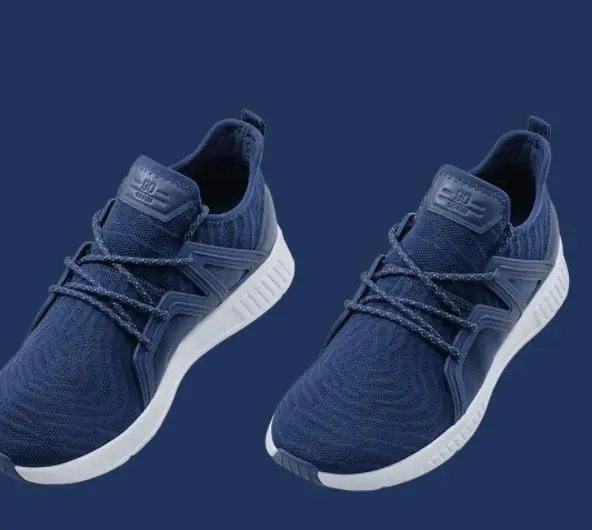 male Dark blue 44 Originalxiaomi youpin 90 шт. сиамские кроссовки, мужская и женская спортивная обувь, окруженная ТПУ и высококачественной кожей Smart - Цвет: male Dark blue 44