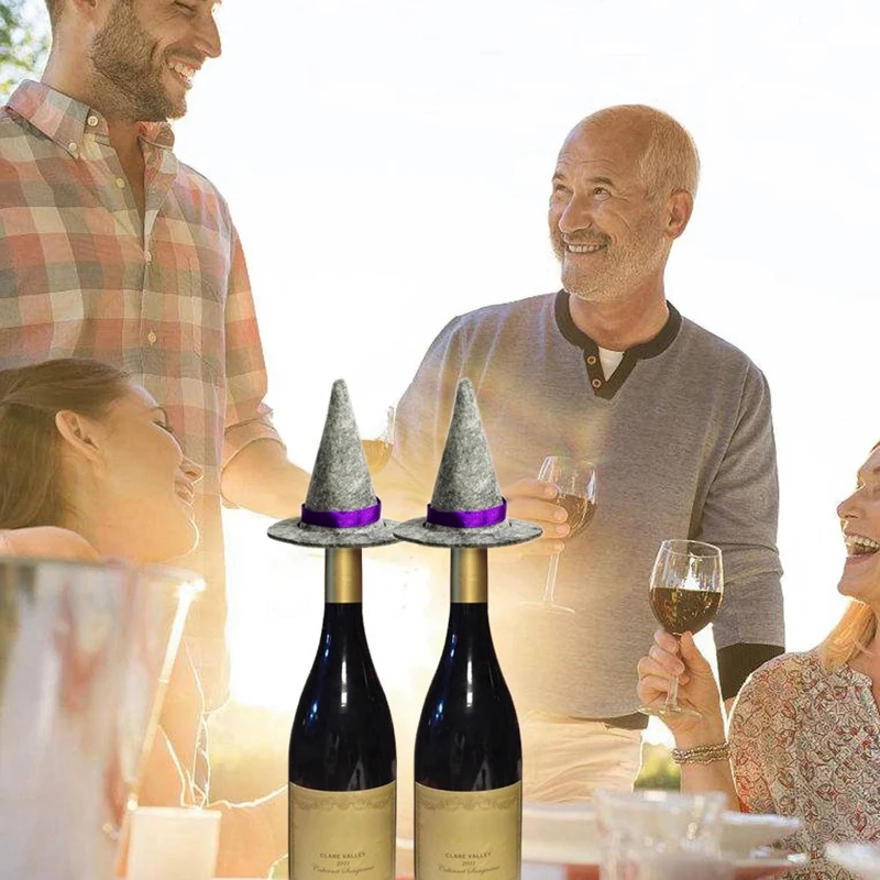 10 шт. чехол для винной бутылки|Шляпы вечеринок| |