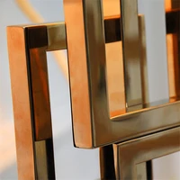 Post Modern Minimalist Table Lamps Study Living Room Bedroom Neoclassical European-style E27 Table Lights Titanium Gold Creative