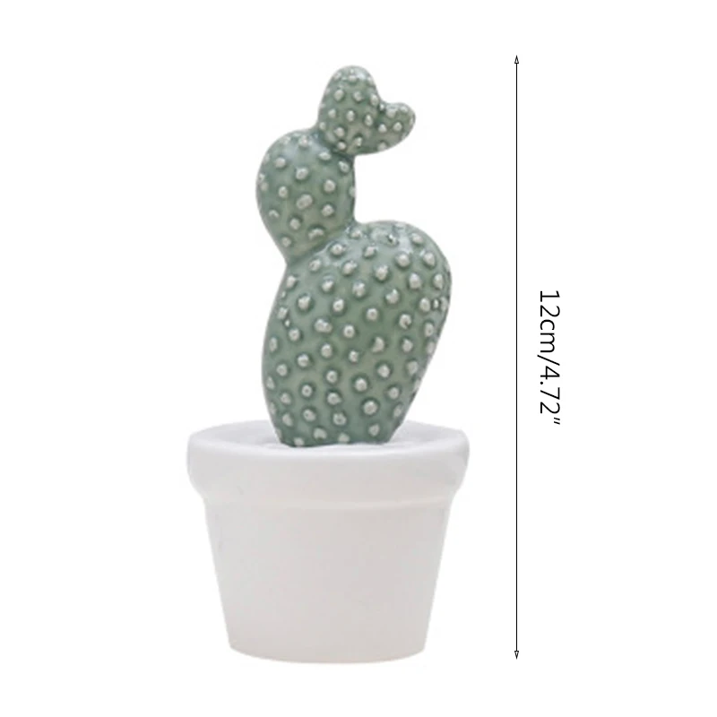 Керамический кактус суккулент миниатюрный миниатюрные кактусы растения