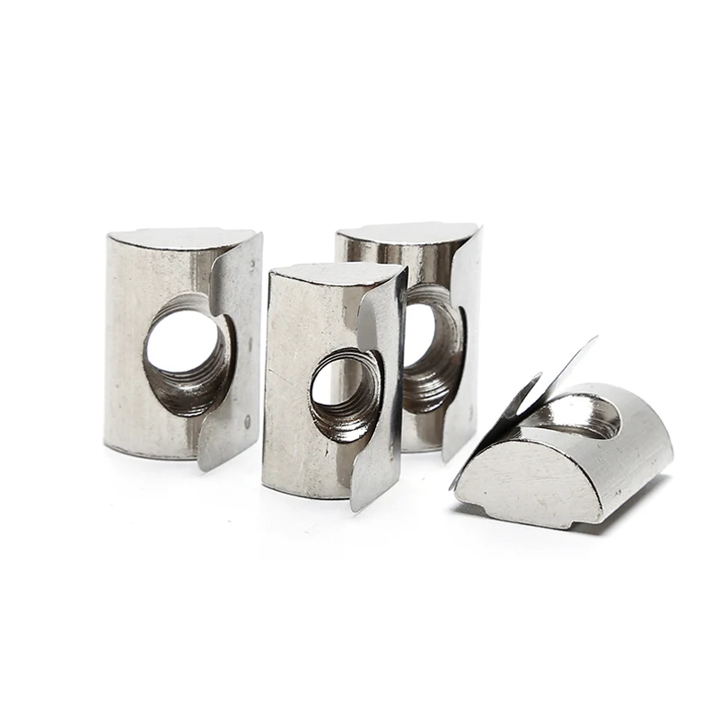 Пружина из листовой стали T гайка для 3030 алюминиевого профиля углеродистая сталь