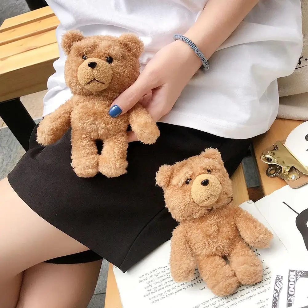 Новый чехол для наушников Teddy Bear Airpods с мультяшным плюшевым яблоком 1 2 поколение