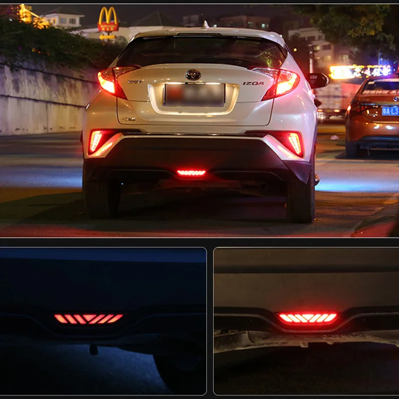 2 шт. для Toyota C-HR CHR 2016 2017 2018 Многофункциональный Автомобильный светодиодный