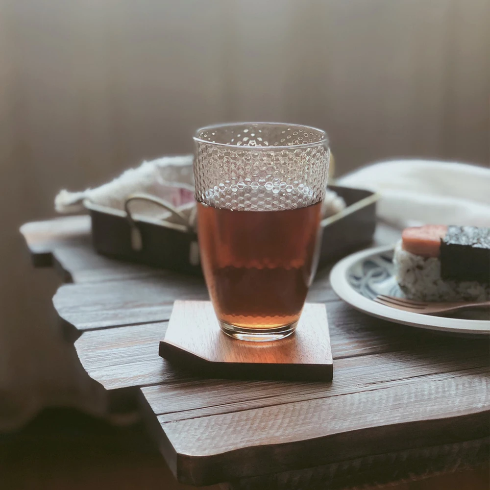 Поднос для чашки из массива дерева с ручкой поднос кунг-фу дома отеля офиса